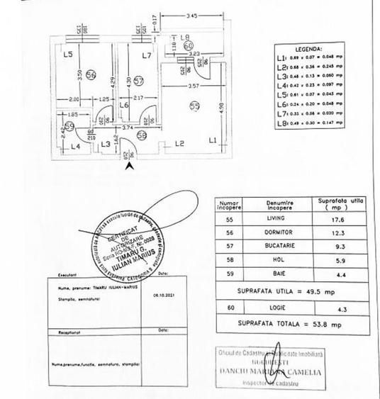 2 Camere Decomandat Mobilat & Loc Parcare- Valea Larga- Drumul Taberei - 3