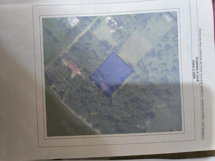 Teren de 1200 mp, în Valea Bisericii