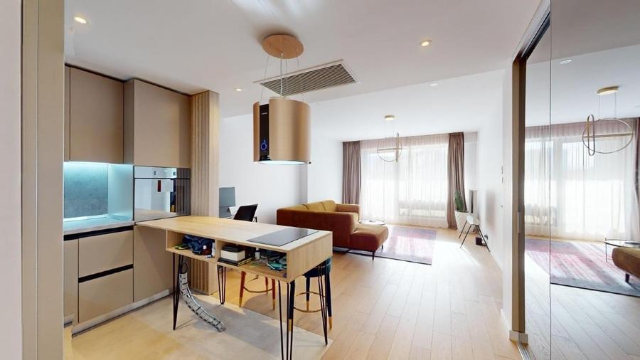 Apartament cu 2 camere decomandat, mobilat în Herăstrău