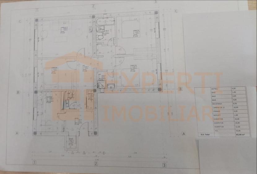 Apartament cu 4 camere decomandat, mobilat în Tomis Nord