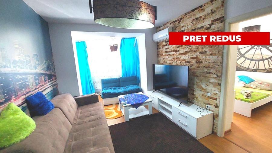 Apartament cu 3 camere decomandat, mobilat în Cetate