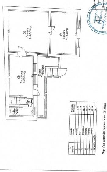 Casă individuală cu 5 camere cu Teren 336 Mp în Semicentral