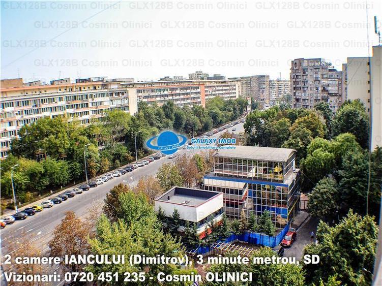 Apartament cu 2 camere semidecomandat, mobilat în Iancului