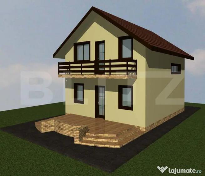 Casă cu 3 camere cu Teren 300 Mp în Central