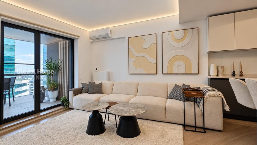 Apartament cu 3 camere decomandat, mobilat în Pipera
