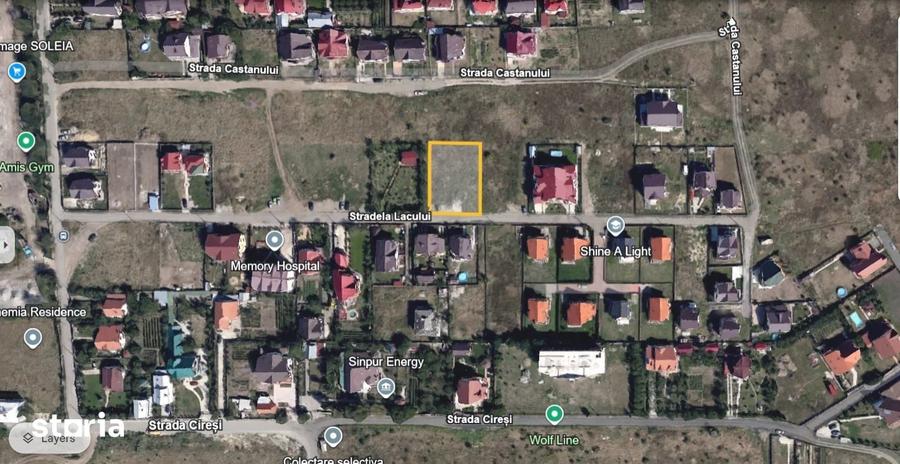 Teren intravilan 1.000 mp, Valea Lupului, Stradela Lacului COMISION 0% - 2
