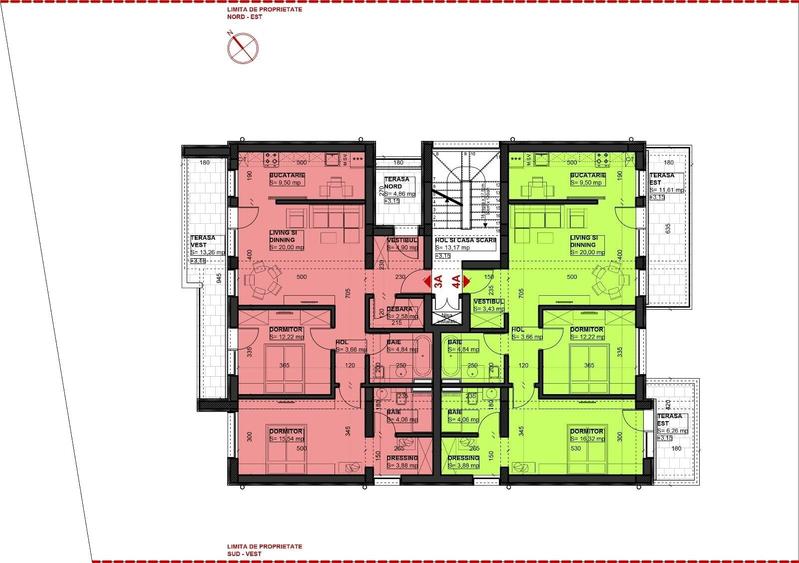 Apartament cu 3 camere decomandat, mobilat în Dămăroaia