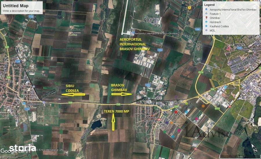 Teren de 7000 mp, în Ghimbav