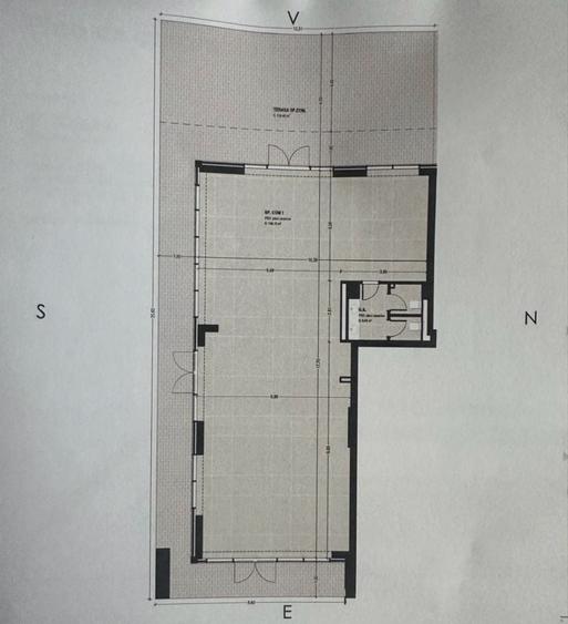 Spațiu comercial, de 144 mp, în Avantgarden