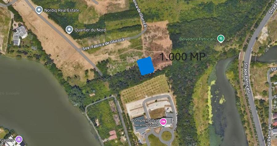 Teren Construcții intravilan de 1000 mp, în Lacul Tei
