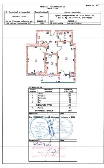 Apartament cu 2 camere decomandat, mobilat în Politehnica