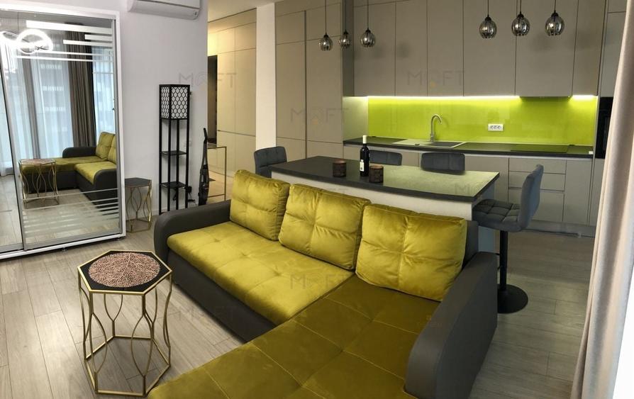 Apartament cu 2 camere semidecomandat, mobilat în Herăstrău