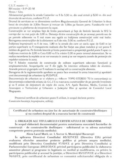 Teren intravilan de 573 mp, în Mogoșoaia