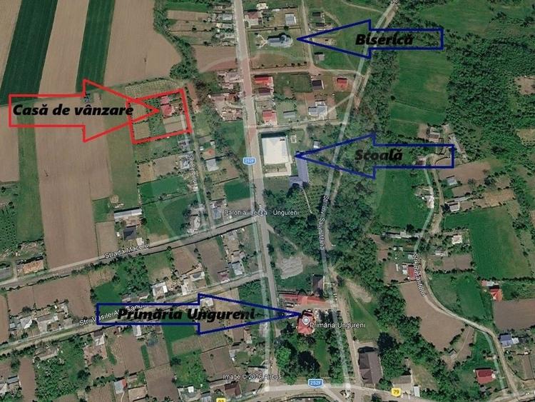 Casă individuală cu 6 camere cu Teren 4023 Mp în Ungureni