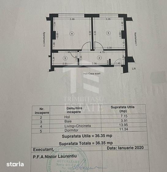 Apartament cu 2 camere decomandat în Nord