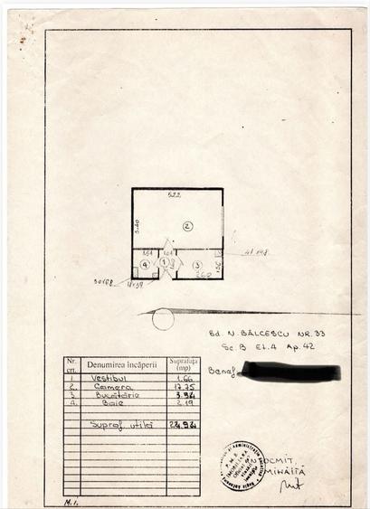 Garsonieră decomandată în Ultracentral