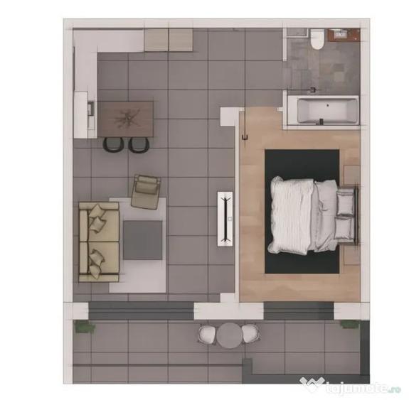 Apartament 2 camere, 50,42mp, ansamblu NZEB, zona Terra - Floresti (Cluj) - 3