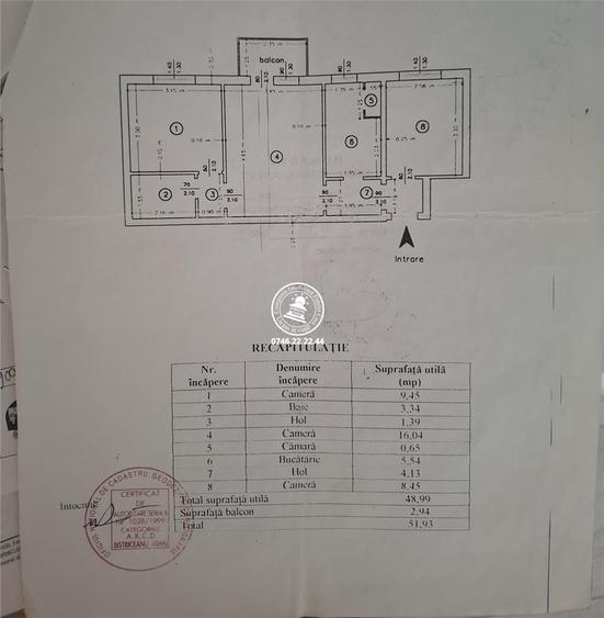 Apartament cu 3 camere decomandat, mobilat în Metalurgie