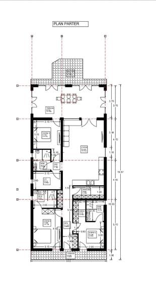 Casă individuală cu 4 camere cu Teren 1010 Mp în Bălăceanca