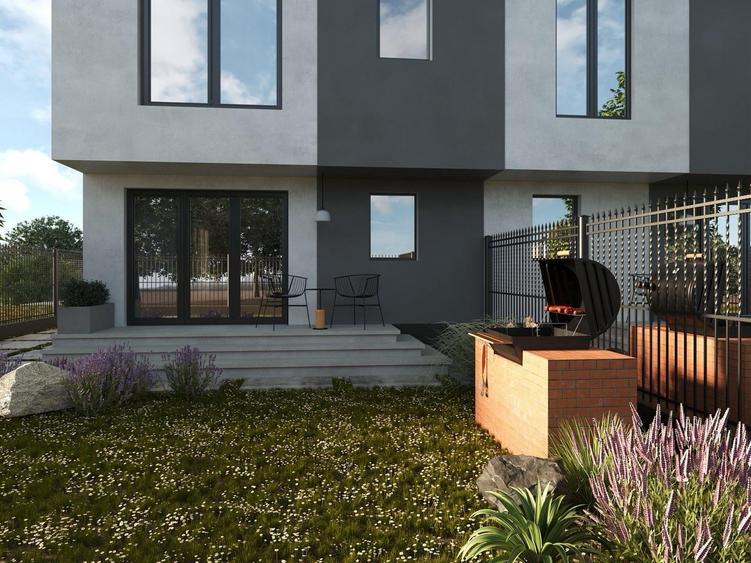 Duplex cu 4 camere cu Teren 200 Mp în Odăi