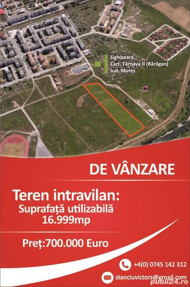 Teren de 16999 mp, în Central
