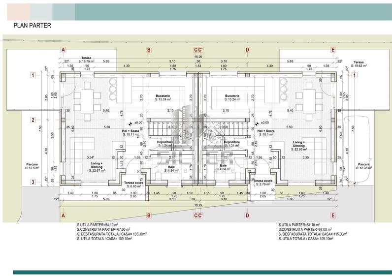 Casă cu 4 camere cu Teren 220 Mp în Gilău