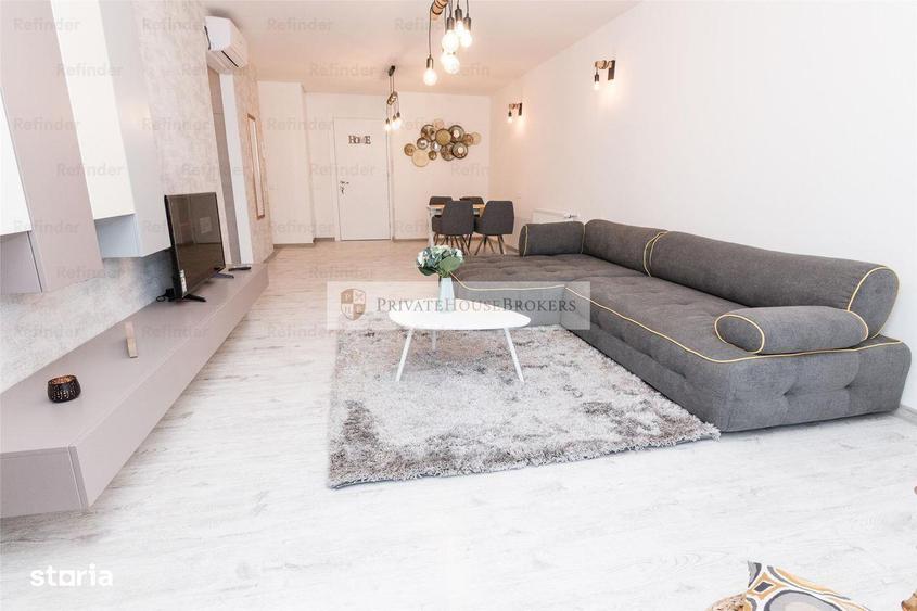 Apartament cu 2 camere semidecomandat, mobilat în Tei