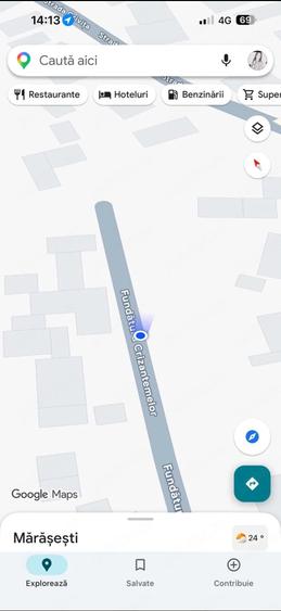 Teren de 827 mp, în Central