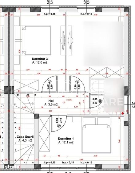 Casă cu 4 camere cu Teren 270 Mp în Central