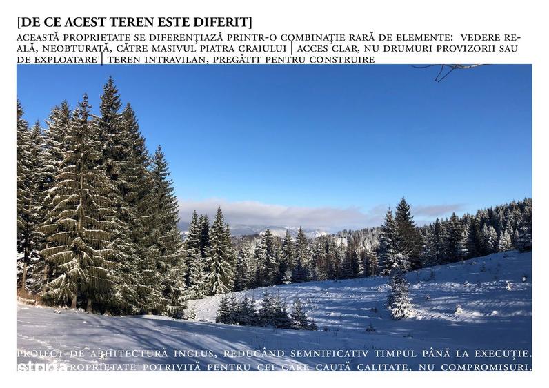Teren de 4000 mp, în Fundata