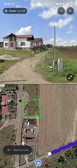 Teren de 809 mp, în Călugăreni