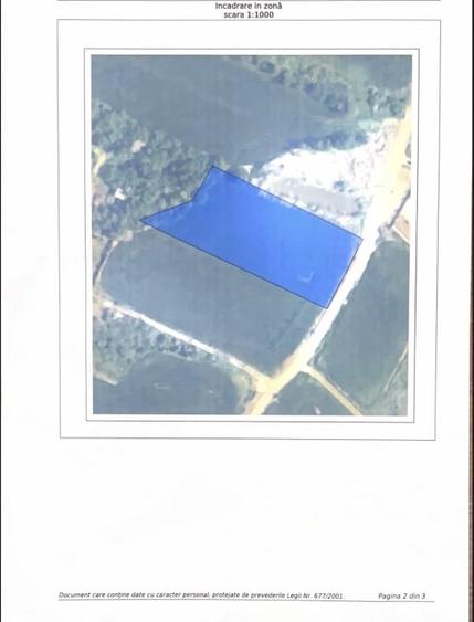 Teren Construcții intravilan de 600 mp, în Ciolpani