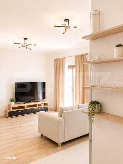 Apartament 2 camere, 46.90 mp, complet utilat si mobilat, zona Braytim - 2