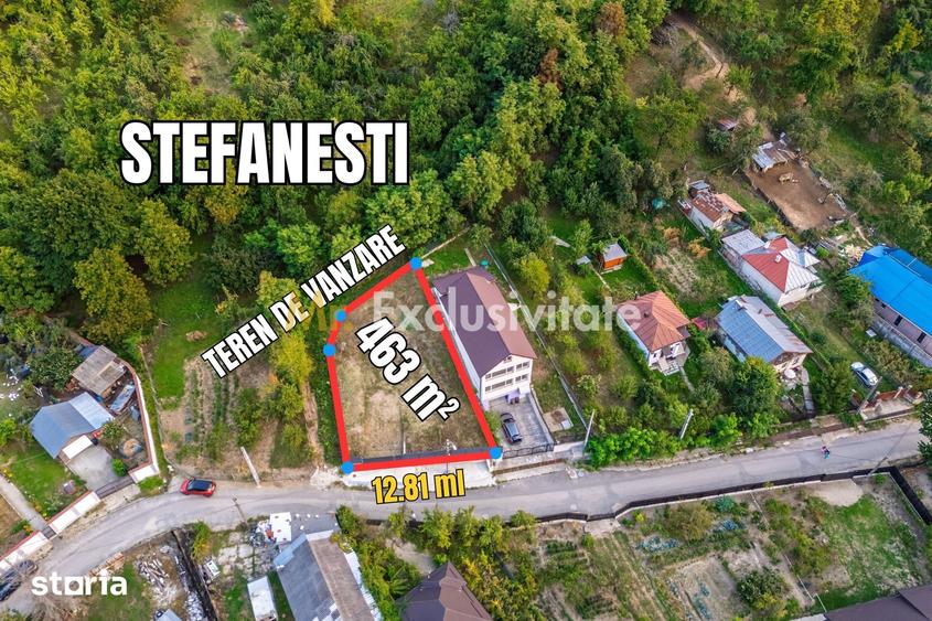 Teren de 463 mp, în Suseni