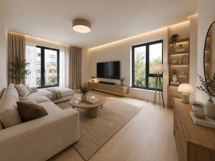 Apartament cu 3 camere decomandat în Băneasa