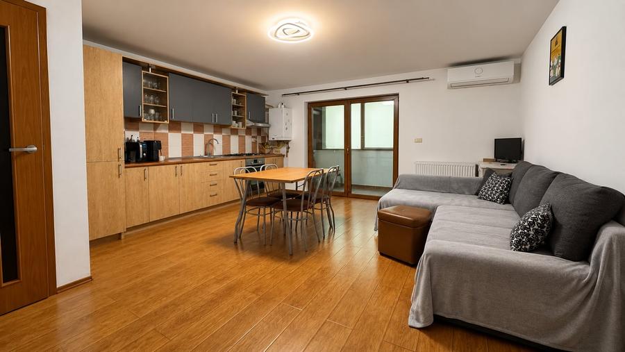 Apartament cu 3 camere semidecomandat în Braytim