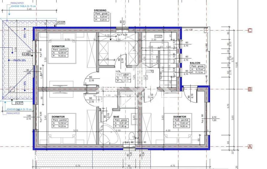 Casă cu 5 camere cu Teren 360 Mp în Central