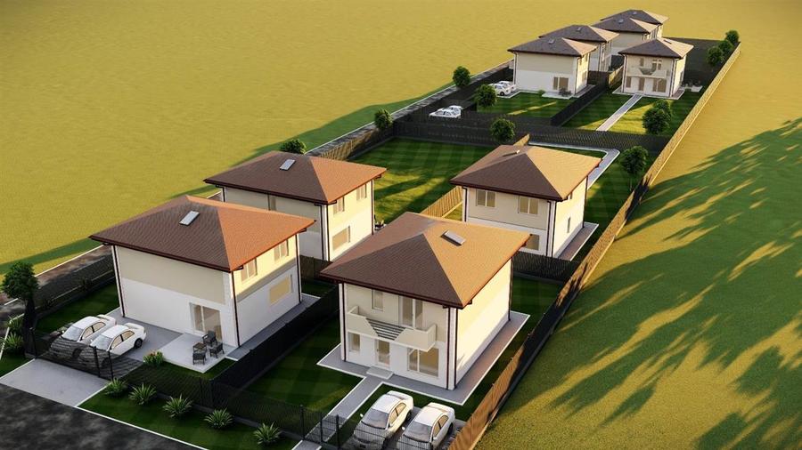 Casă individuală cu 4 camere cu Teren 500 Mp în Valea Lupului
