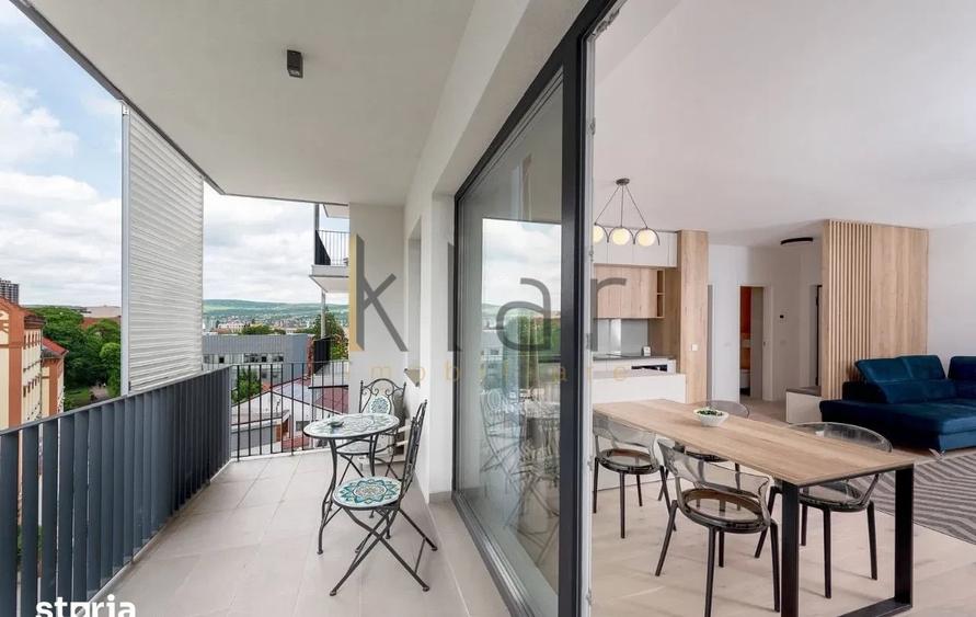 Apartament cu 2 camere semidecomandat, mobilat în Central