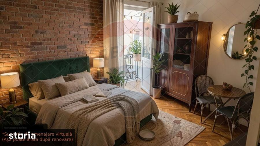 Apartament cu 3 camere semidecomandat în Podgoria