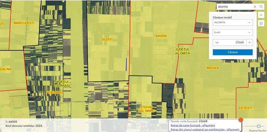 Teren agricol extravilan de 63.720001220703 mp, în Sudiți
