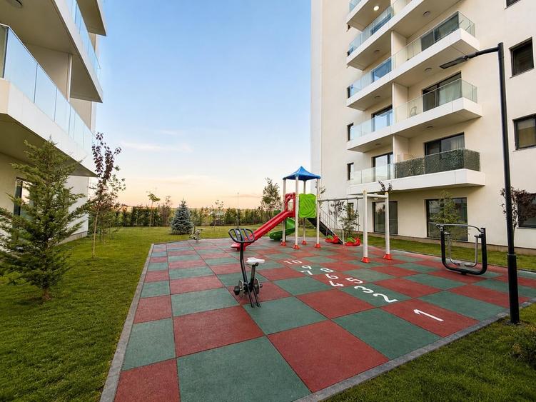 Apartament cu 2 camere semidecomandat, mobilat în Pipera