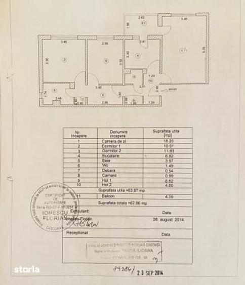 Apartament 3 camere de vanzare Zona Dacia - 13