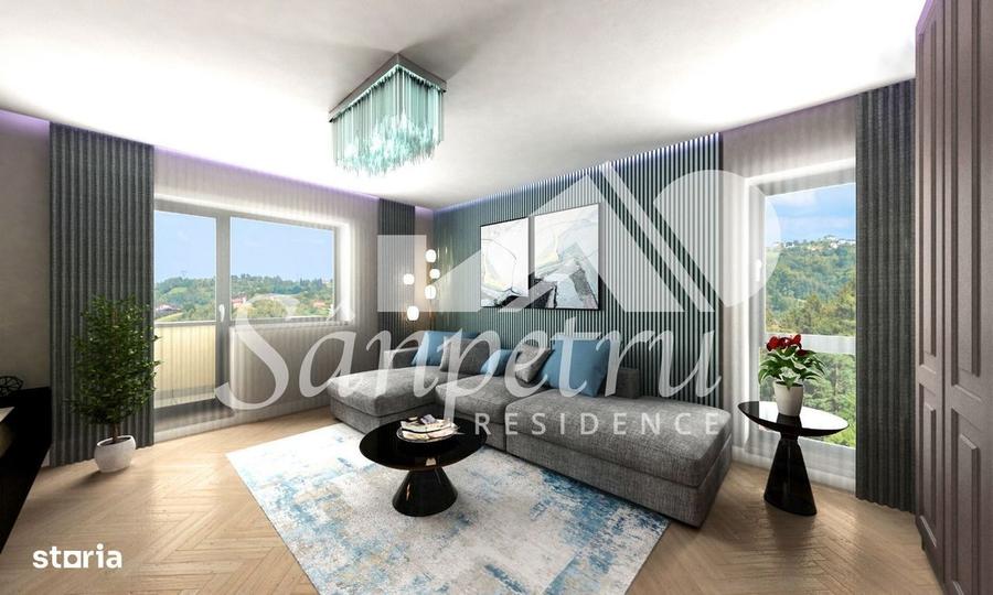 Apartament cu 2 camere în Sânpetru