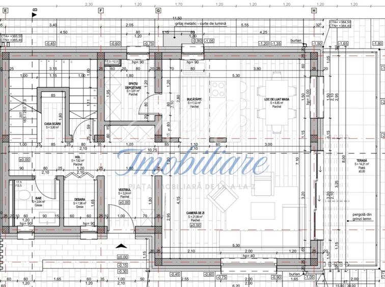 Duplex cu 6 camere cu Canalizare în Câmpului