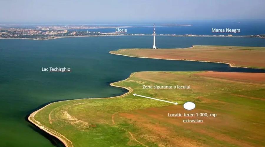 Oportunitate, teren 1.000 mp, in prima linie a lacului Techirghiol - 3