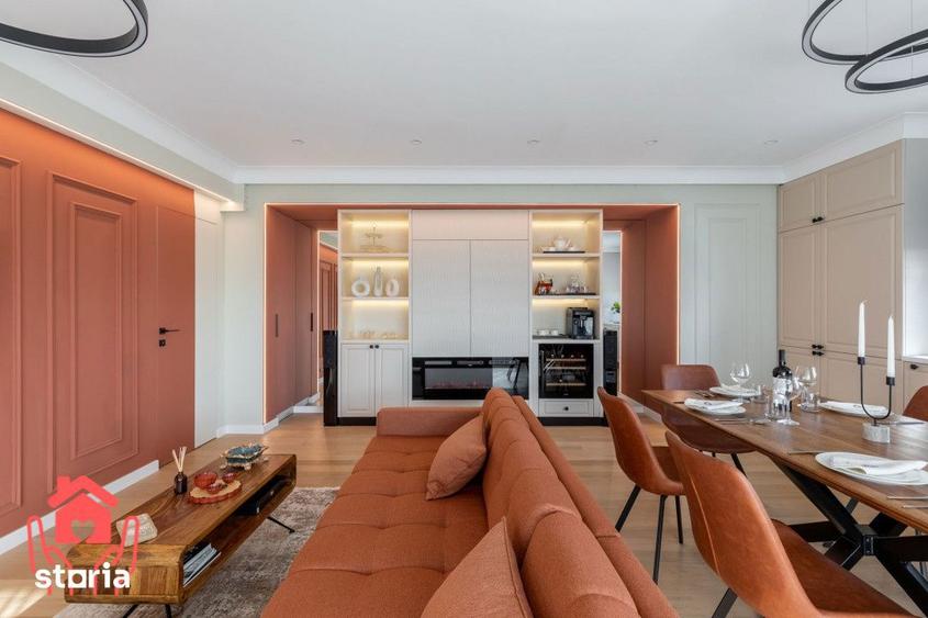 Apartament cu 4 camere, mobilat în Grivița