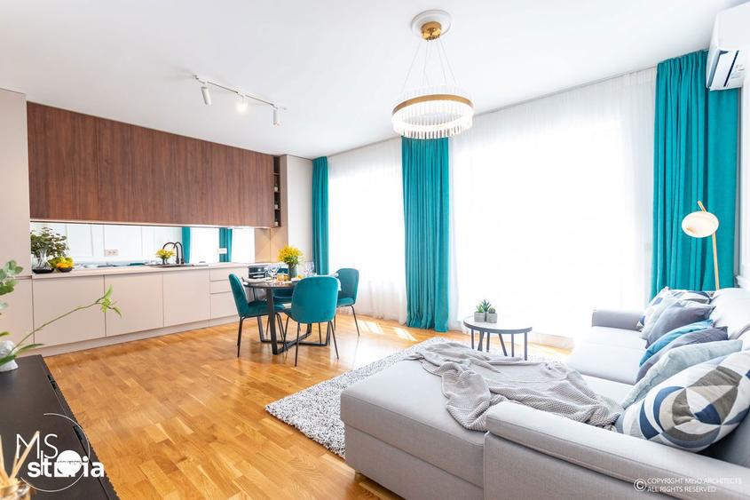 Apartament cu 3 camere, mobilat în Grivița