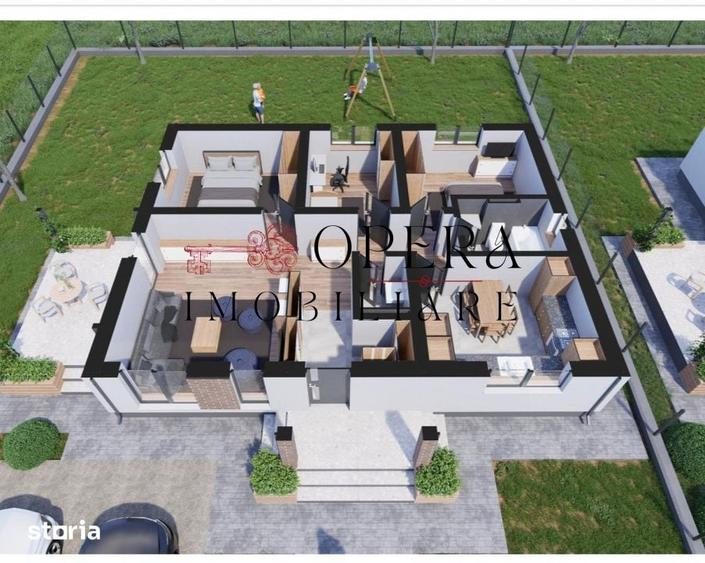 Casă cu 4 camere cu Teren 490 Mp în Dancu