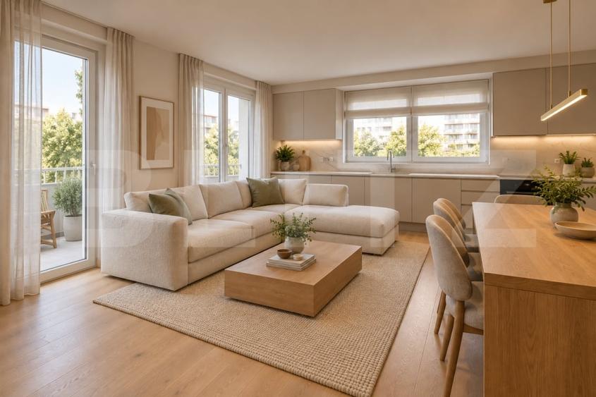 Apartament cu 3 camere decomandat în Nord-Est